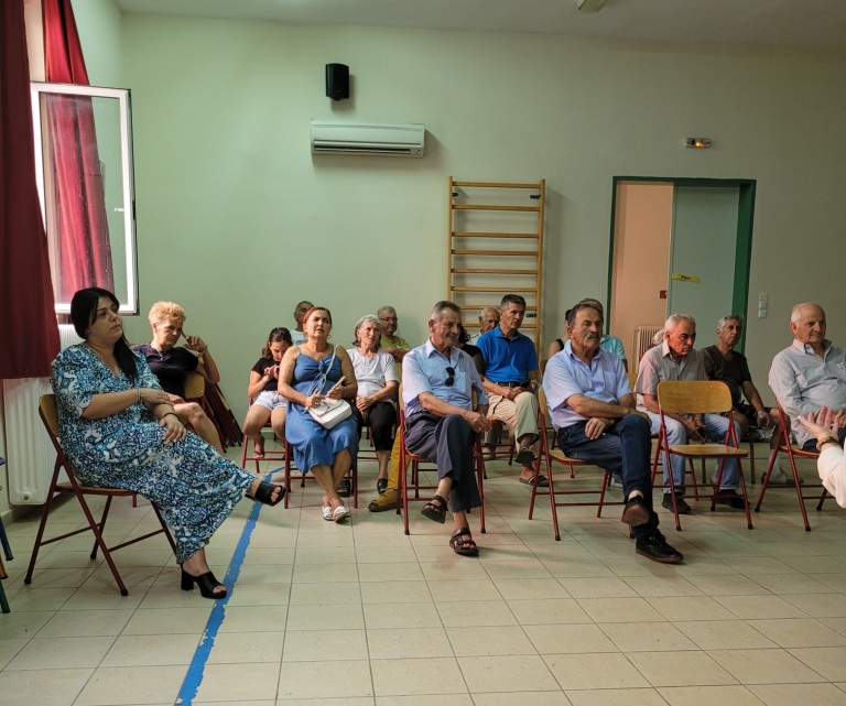 Ενημερωτική εκδήλωση της Περιφέρειας Θεσσαλίας για τον ιό του Δυτικού Νείλου στο Αγναντερό Καρδίτσας