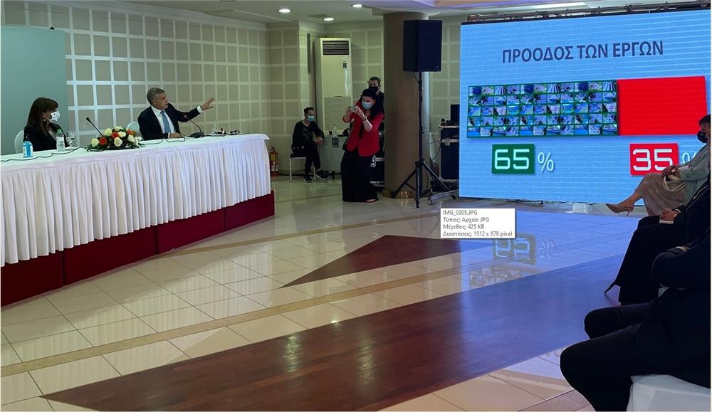 Ο Περιφερειάρχης Κ. Αγοραστός:   «Ο Αχελώος πηγή ζωής για τη Θεσσαλία», στη σύσκεψη παρουσία της Προέδρου της Δημοκρατίας Κ. Σακελλαροπούλου 