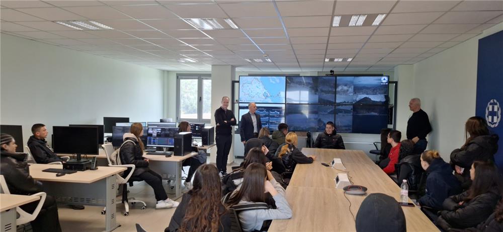 Πρώτη ημέρα της δράσης  «High School Open Days» στο Κέντρο Πολιτικής Προστασίας
