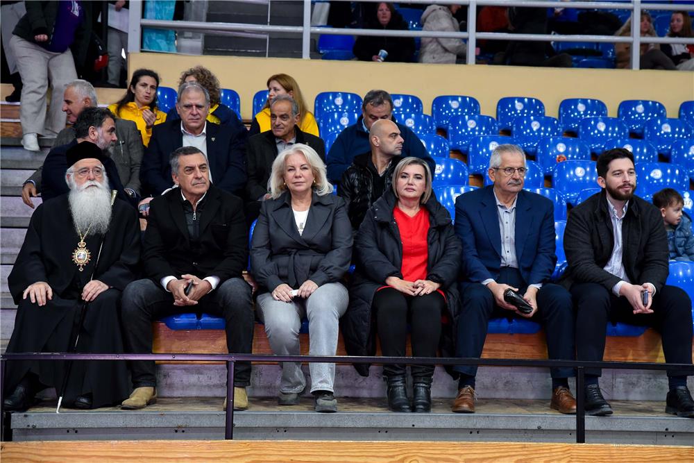 O Περιφερειάρχης Θεσσαλίας  Δημήτρης Κουρέτας στην τελετή έναρξης του 4ου Πανελλήνιου Πρωταθλήματος Κλειστής Κωπηλασίας 