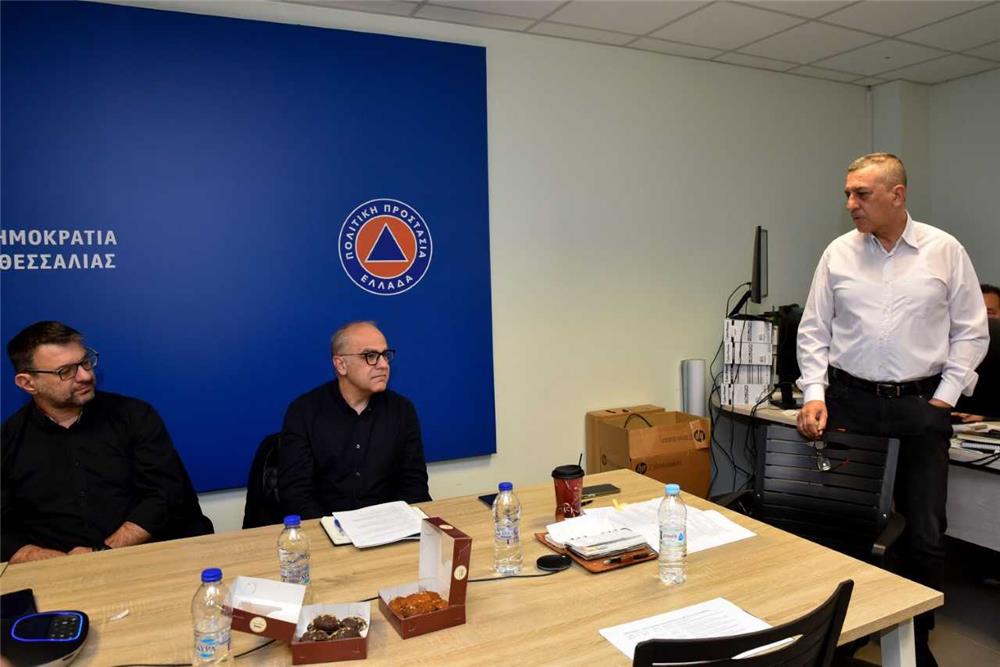 Άσκηση Πολιτικής Προστασίας για πλημμυρικά φαινόμενα στην Περιφέρεια Θεσσαλίας