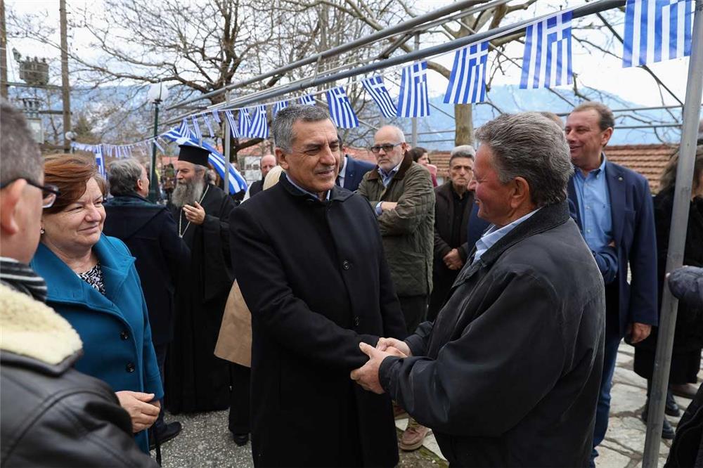 Στη Χρυσομηλιά Τρικάλων για την επέτειο της 25ης Μαρτίου o Δημήτρης Κουρέτας