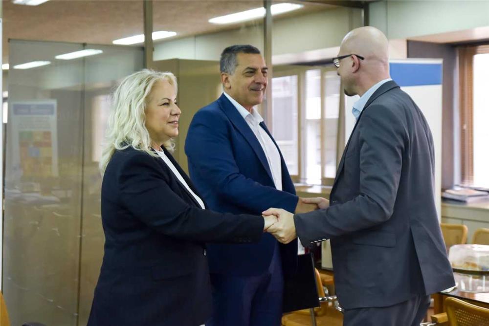 Συνάντηση Δ. Κουρέτα με τη Διοίκηση του ΣΒΘΣΕ