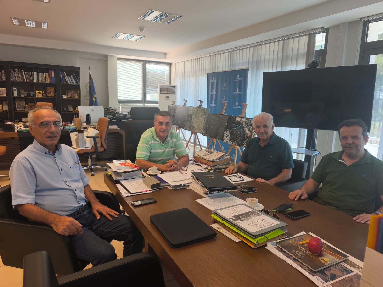 Συνάντηση σε καλό κλίμα Δημήτρη Κουρέτα- Χρήστου Λάππα