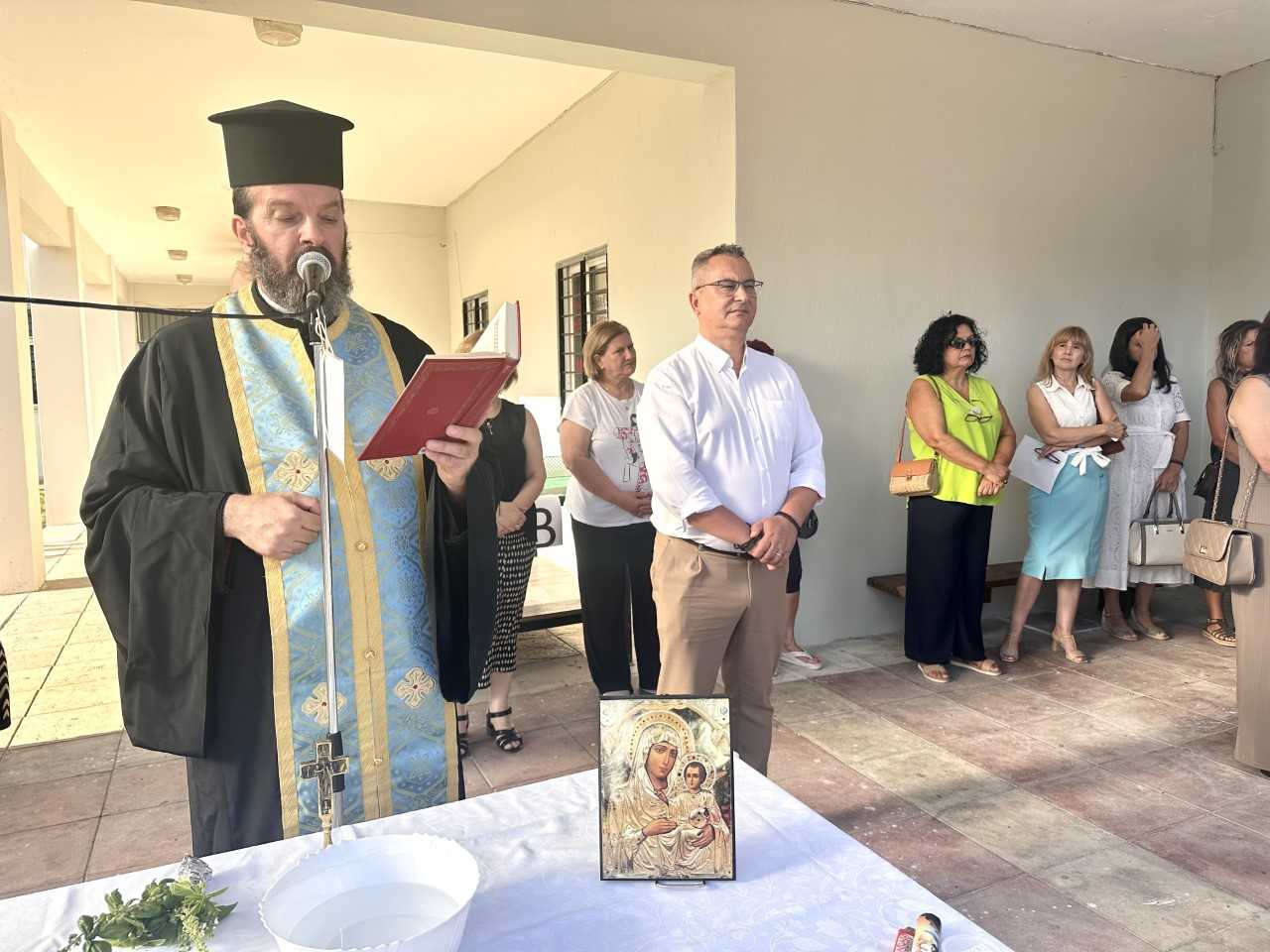 Στον αγιασμό του 7ου ΕΠΑΛ Λάρισας ο Αντιπεριφερειάρχης Υγείας Β. Αποστόλου