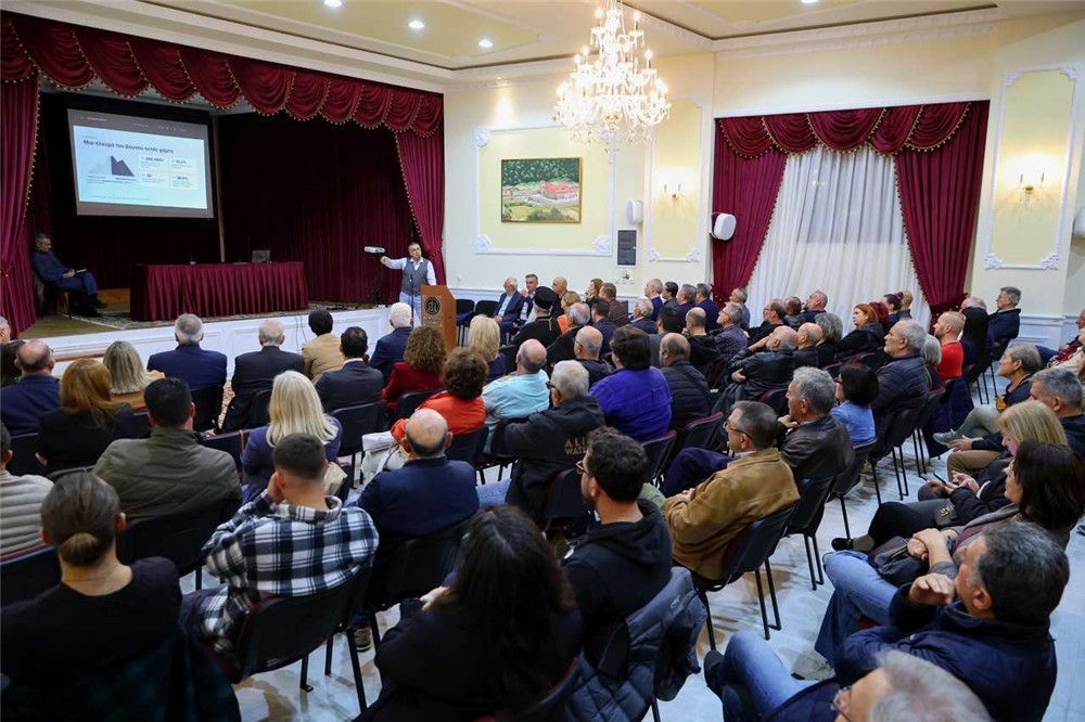 Η Περιφέρεια Θεσσαλίας παρουσίασε το Σχέδιο Δράσης στην Ελασσόνα